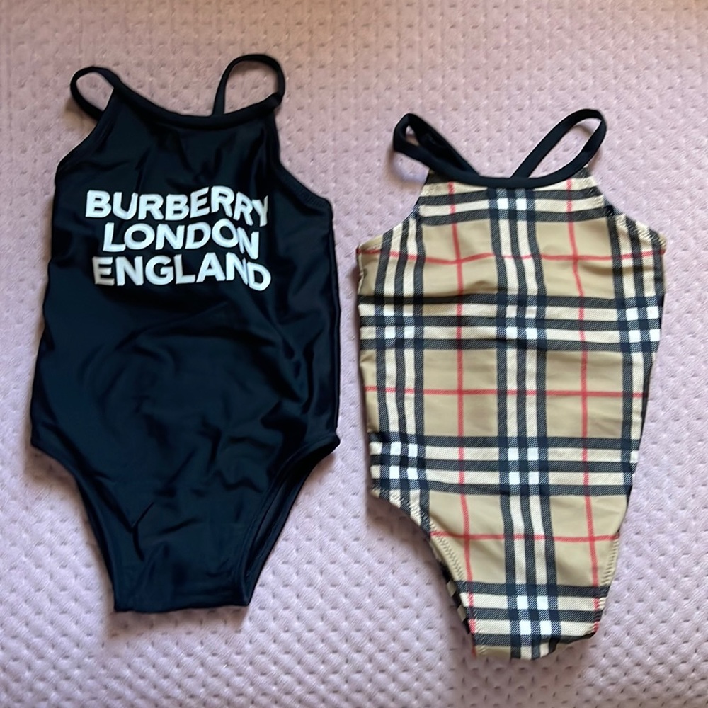 Burberry kids bathing suit one piece